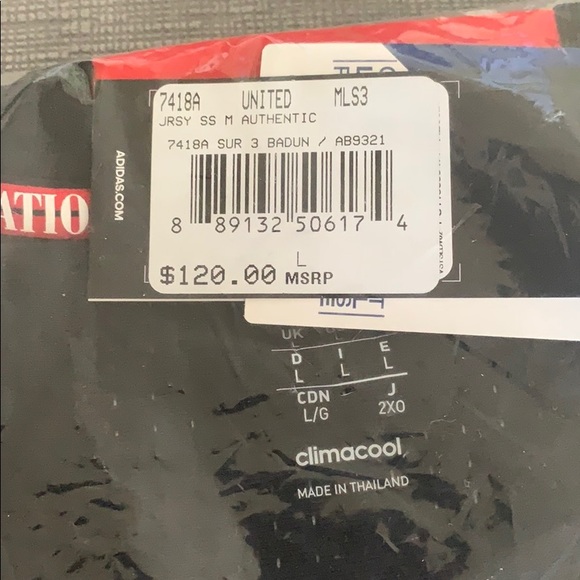 Authentic DC United Jerseys - Picture 2 of 2